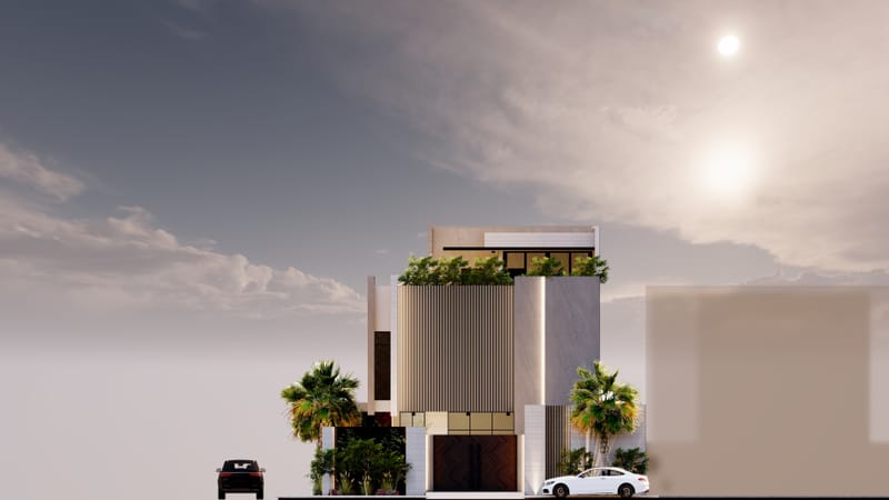 تطويرواجهات فيلا سكنية خاصه