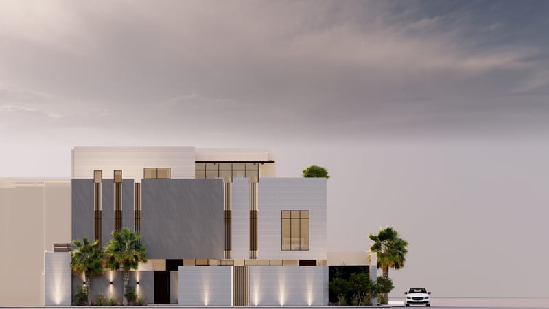 تطويرواجهات فيلا سكنية خاصه