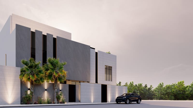 تطويرواجهات فيلا سكنية خاصه