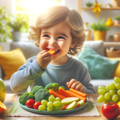 Λαχανικά, φρούτα και παιδιά