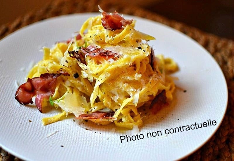 TAGLIATELLE ALLA CARBONARA