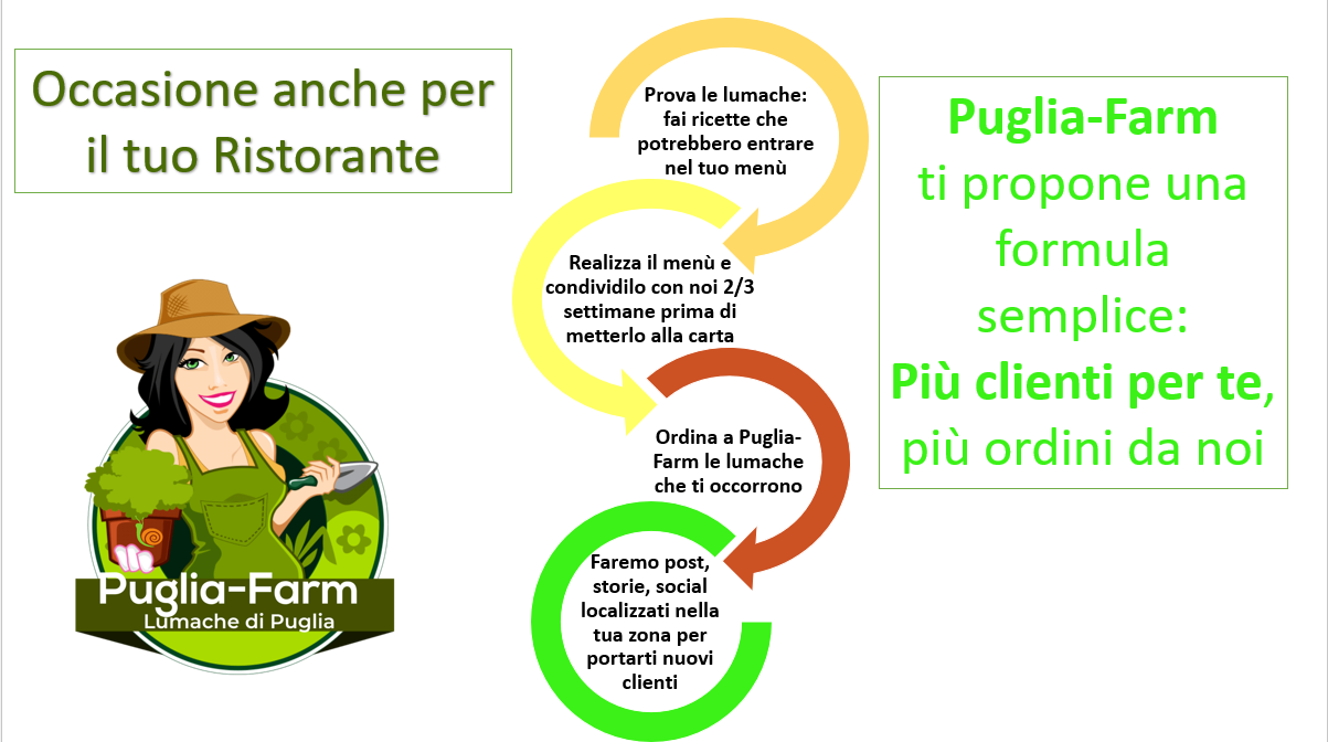 Linea Lumache Fresche o Conservate Gourmet