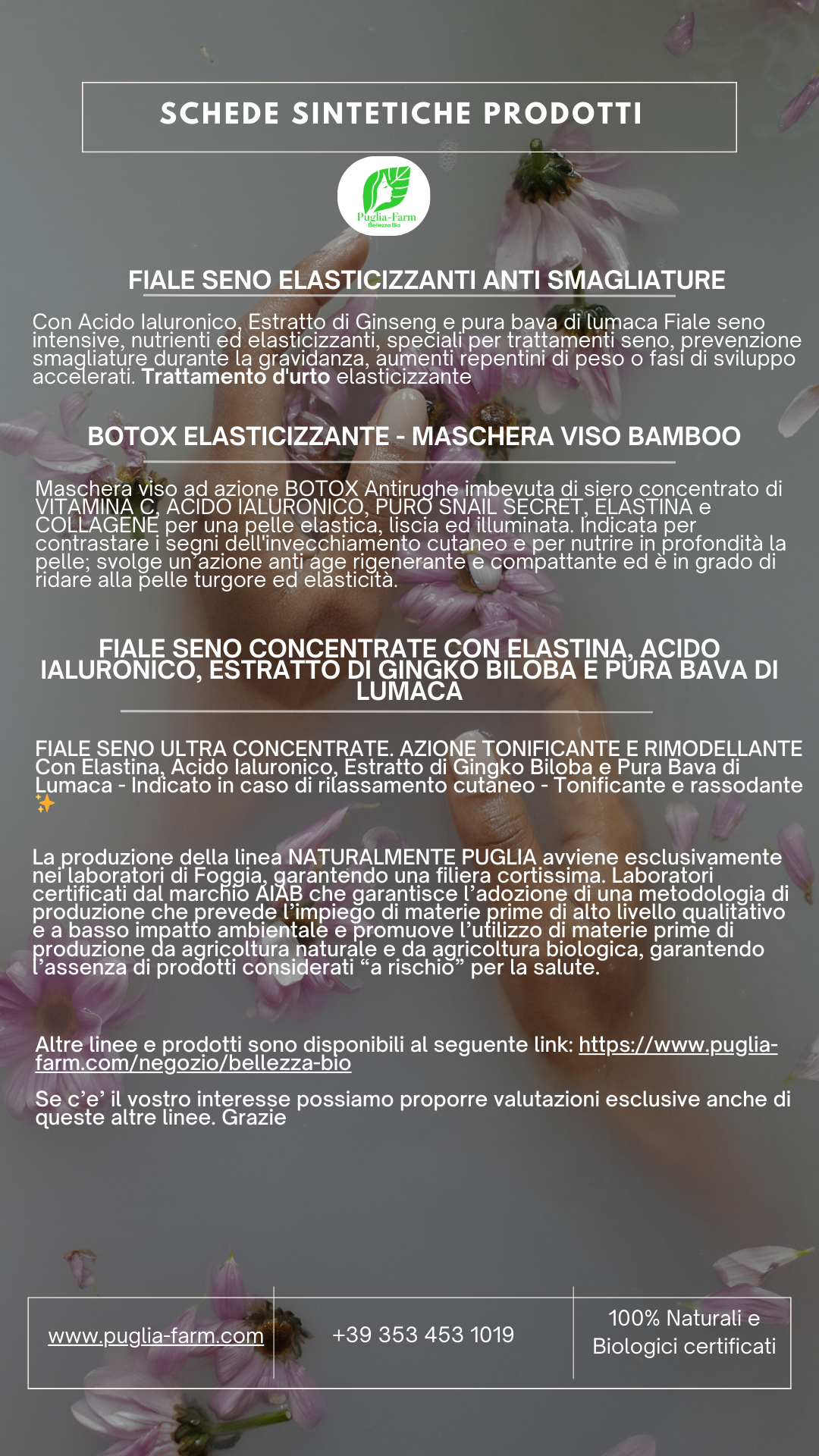 LISTINO prodotti NATURALMENTE PUGLIA