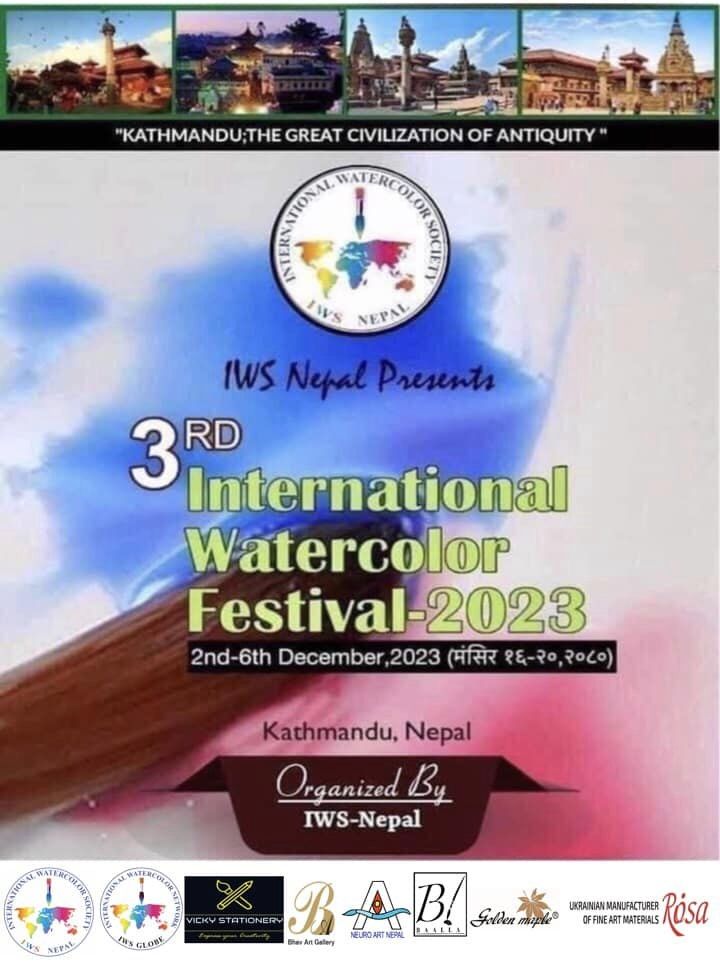 IWS Nepal - 3rd International Watercolor Festival - 2023