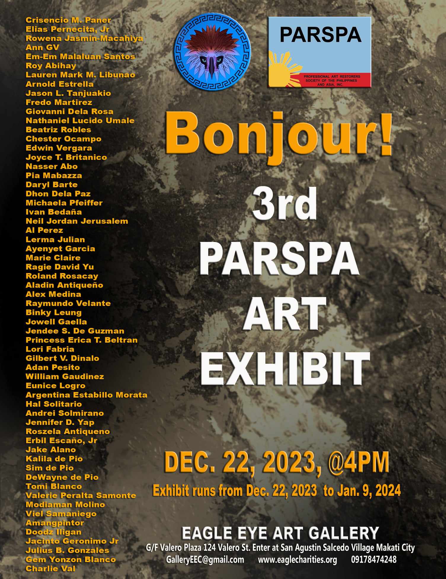 3rd PARSPA Art Exhibit!