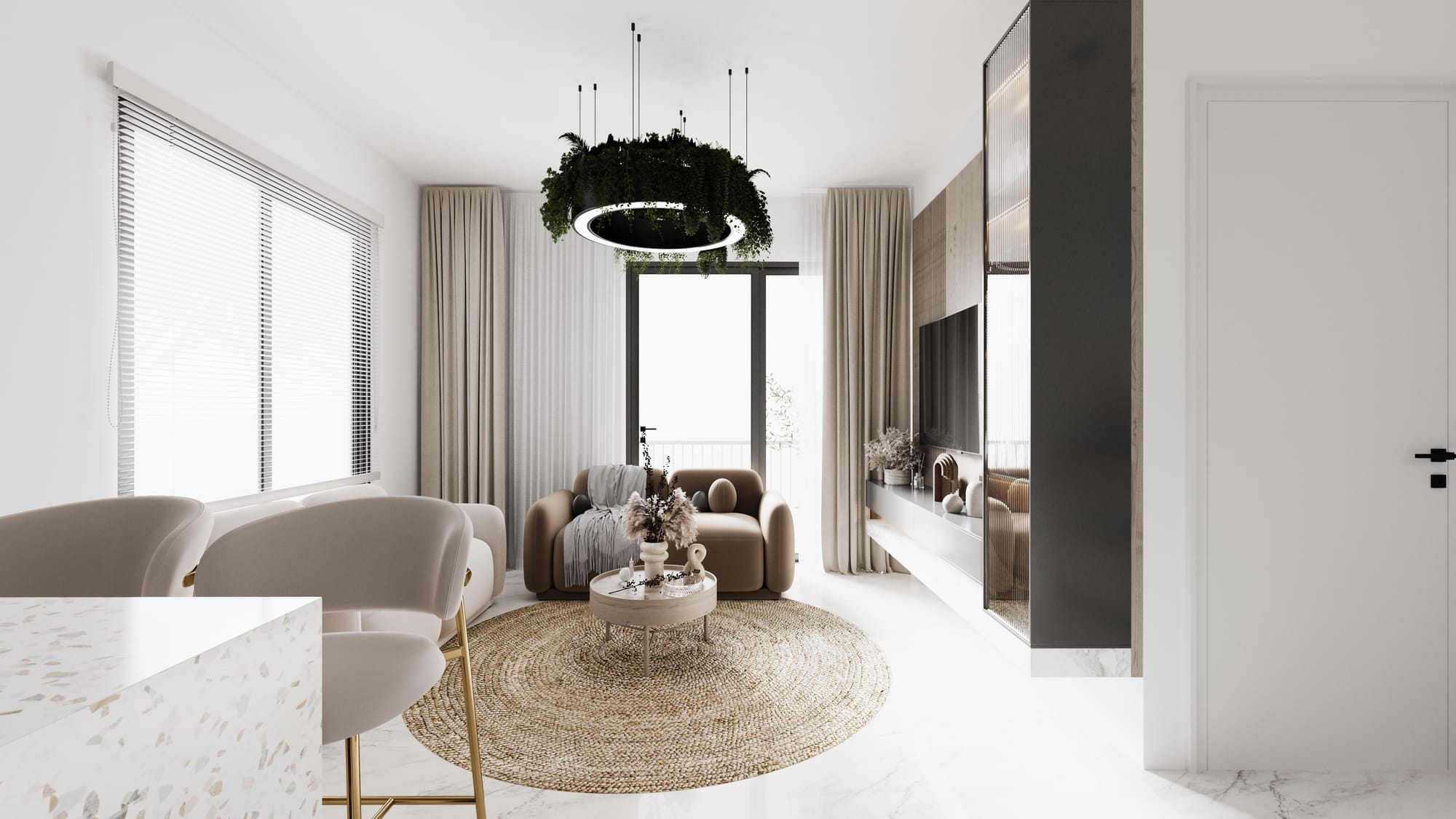 1-1 Stüdyo Daire Tasarımı