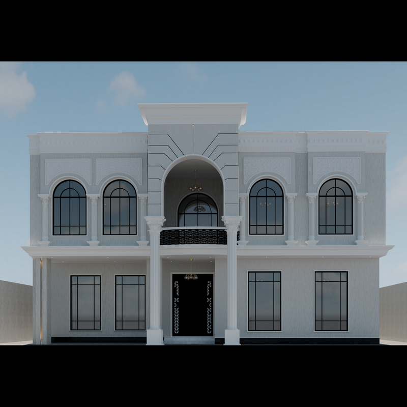 عمل التصاميم المعمارية وتصميم الواجهات 3D