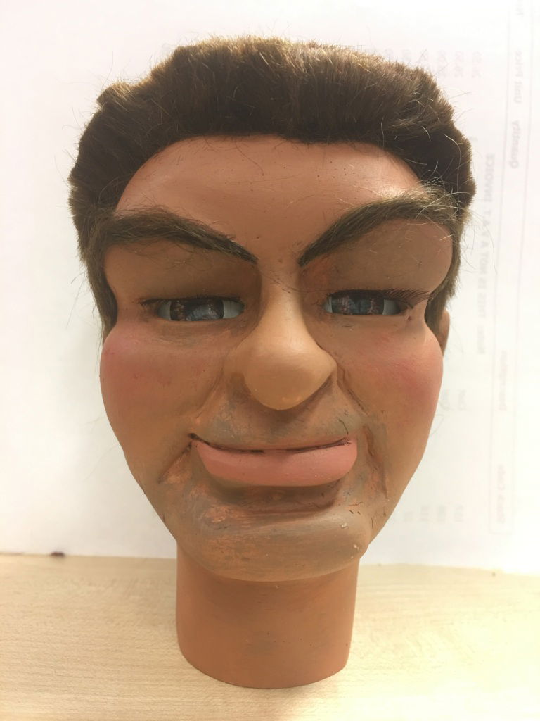 Party guest resculpted by Lee Allwood