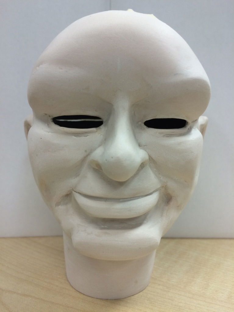 Party guest resculpted by Lee Allwood