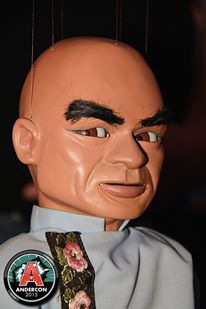 The Hood strung puppet by John Brown & Mark Robins