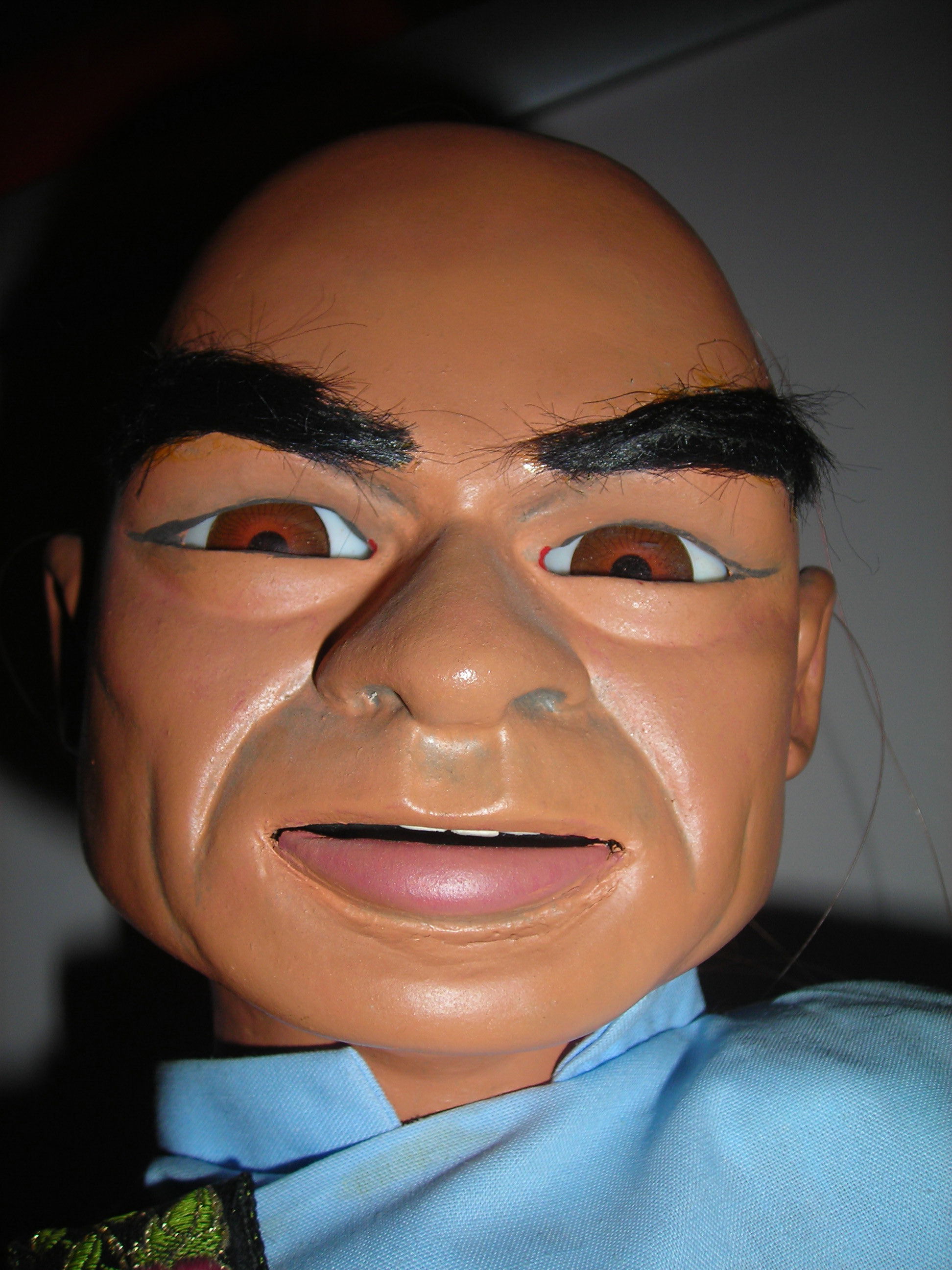 The Hood strung puppet by John Brown & Mark Robins