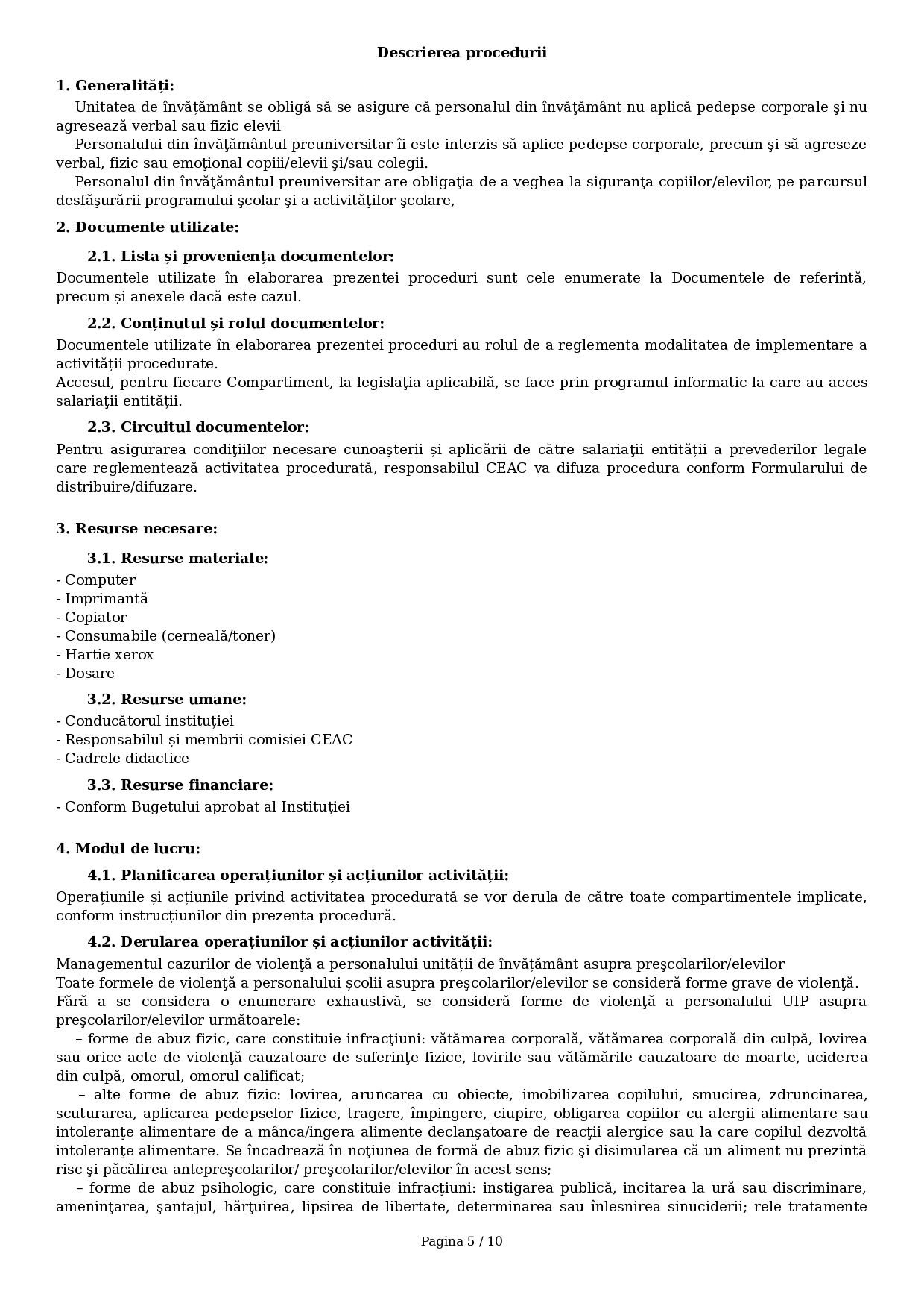 Violenta profesor elev