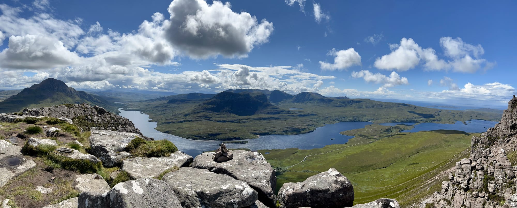 Uitzicht richting The Summer Isles