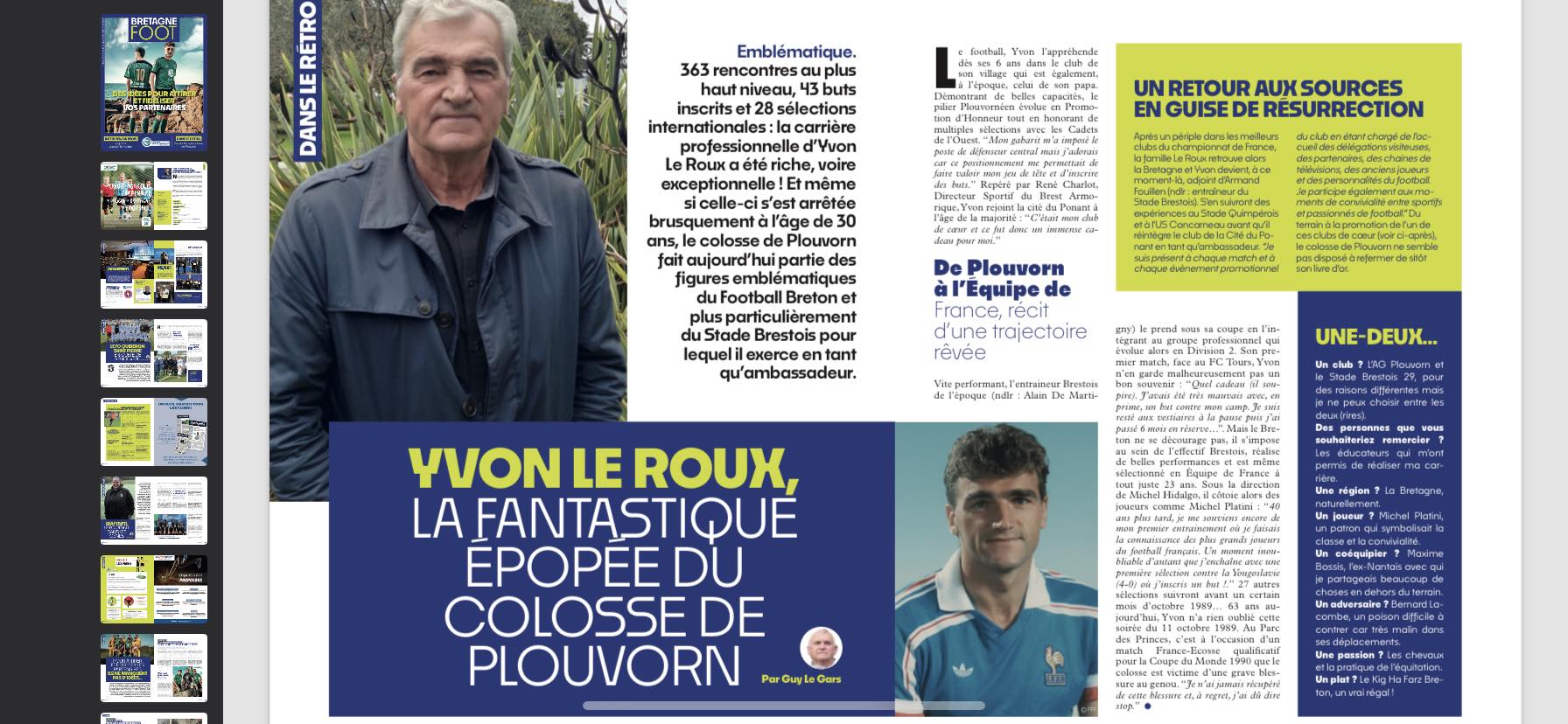 Yvon le Roux, la fantastique épopée du coloss de Plouvorn