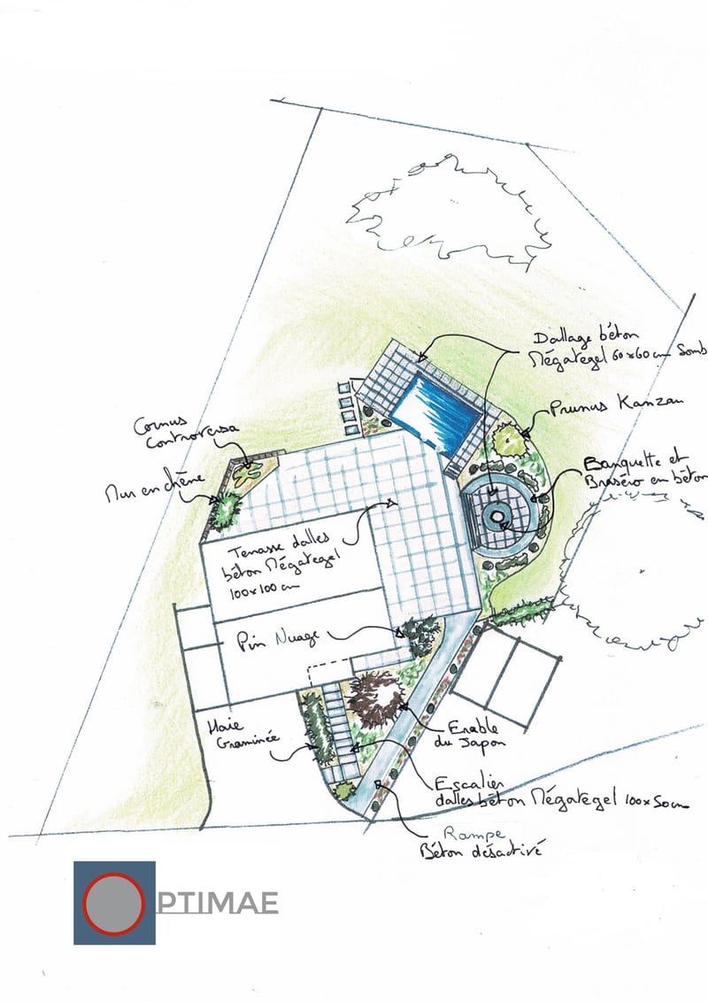 Créons ensemble un jardin qui raconte votre histoire, une fusion élégante de nature et d'expression personnelle.