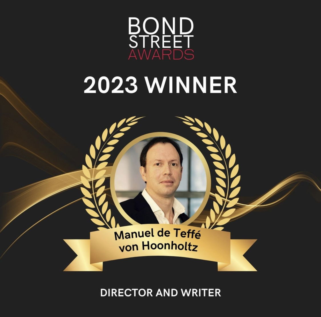 Manuel de Teffé vince il Bond Street Award 2023