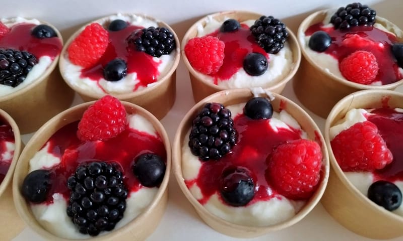 Petit tiramisu fruis des bois