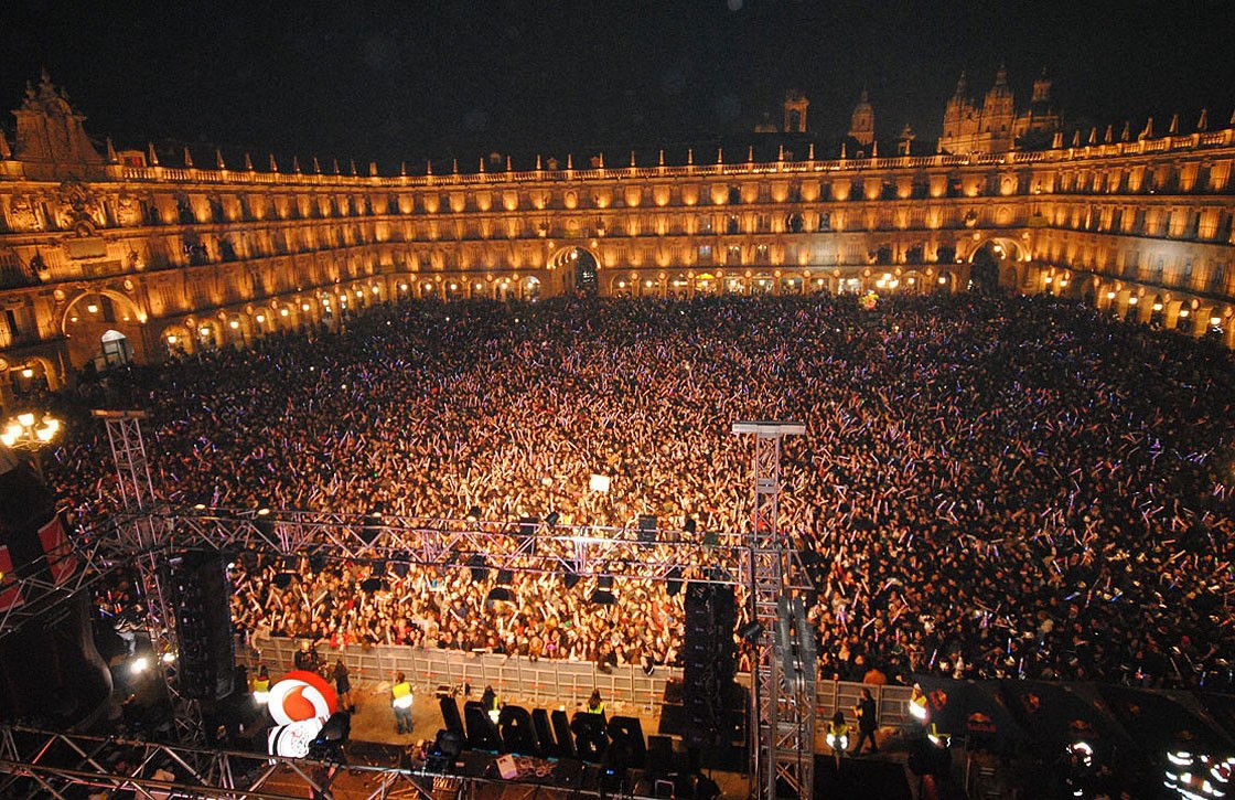 Salamanca - FIesta a Fő téren