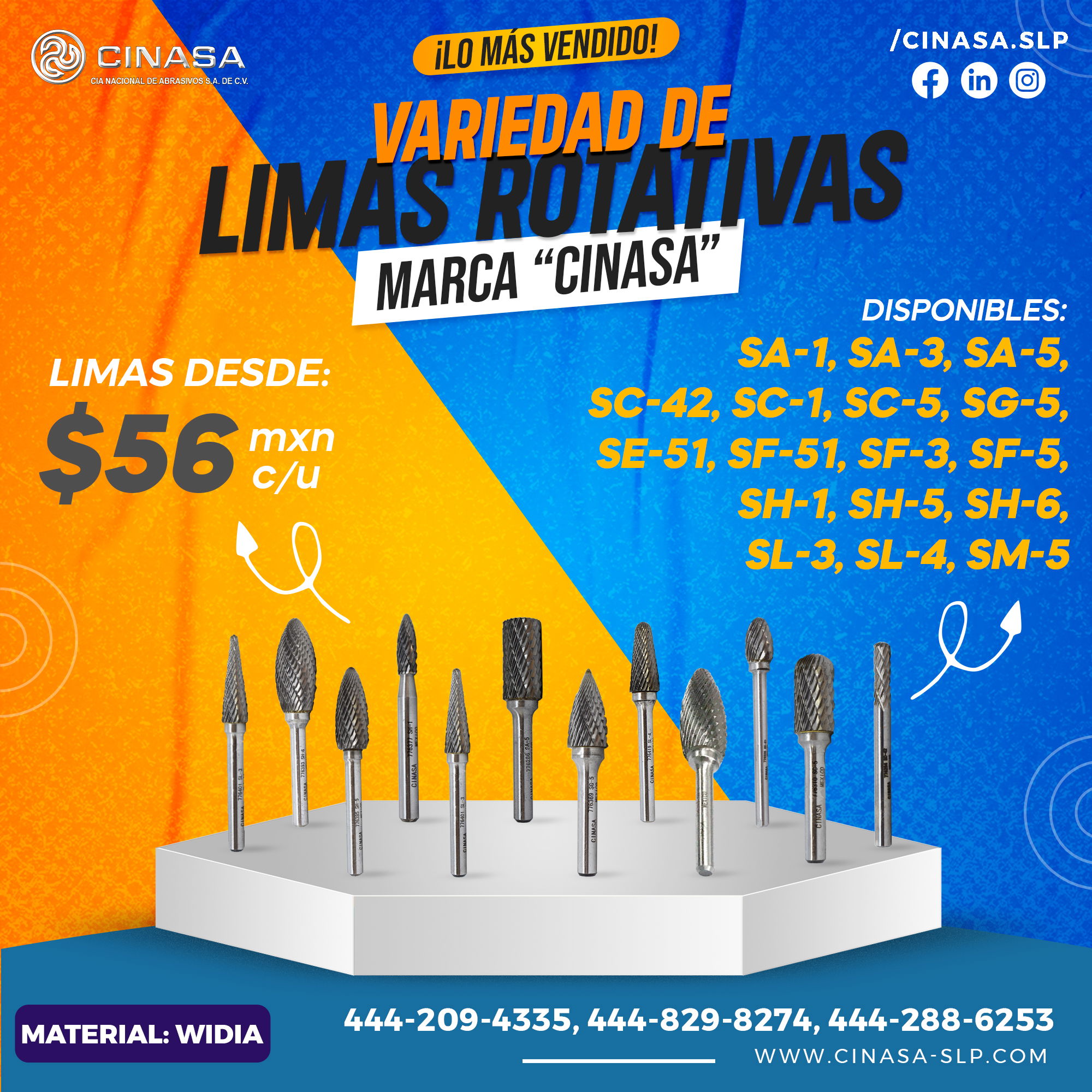 LIMAS ROTATIVAS