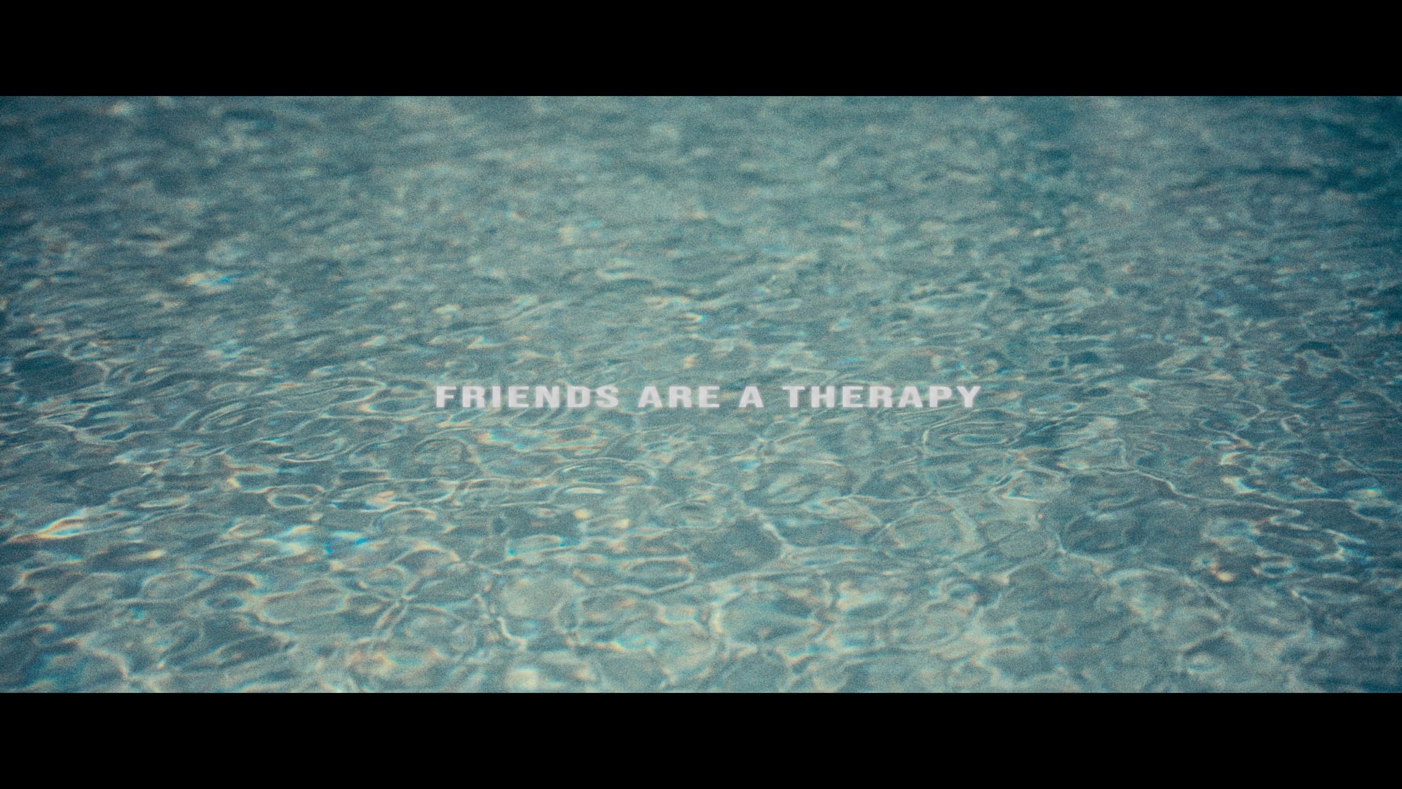 Friends are a therapy
