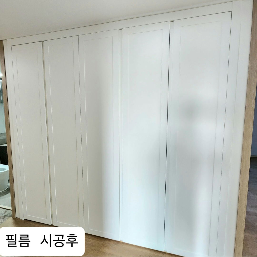 주방씽크대, 붙박이장, 신발장, 화장대, 서랍장, 복도 외벽 전체