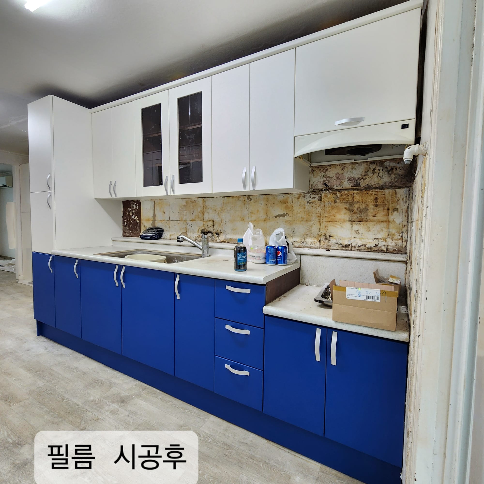 주방싱크대 재생 시공 사례