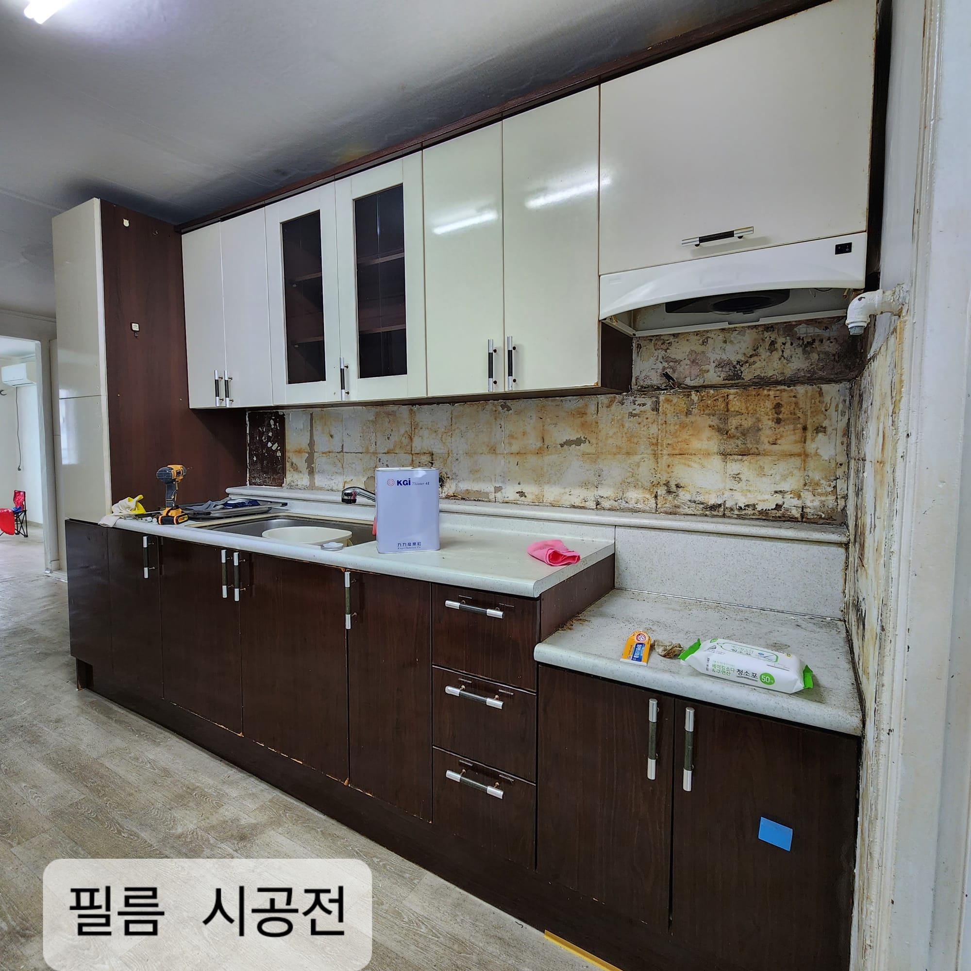 주방싱크대 재생 시공 사례