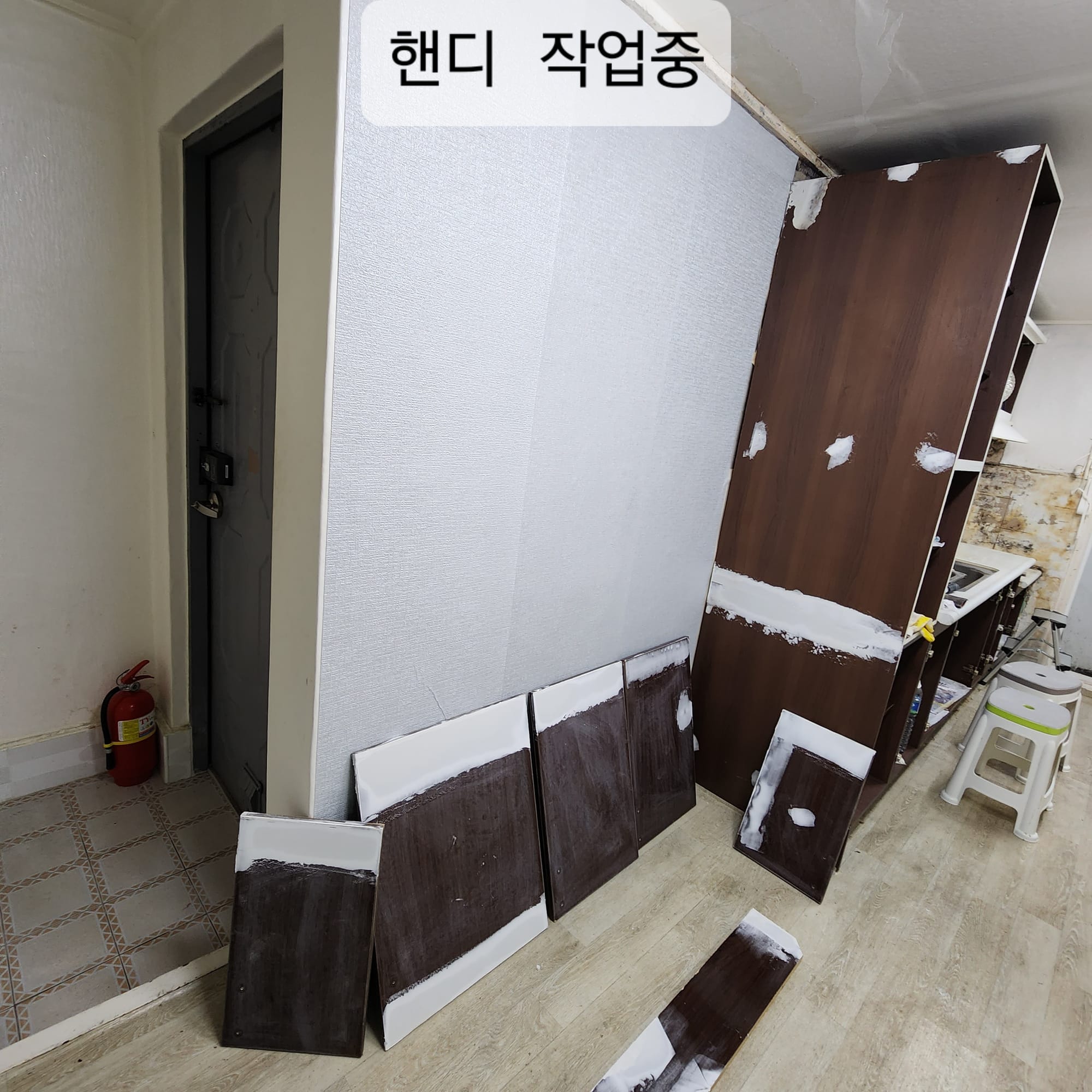 주방싱크대 재생 시공 사례