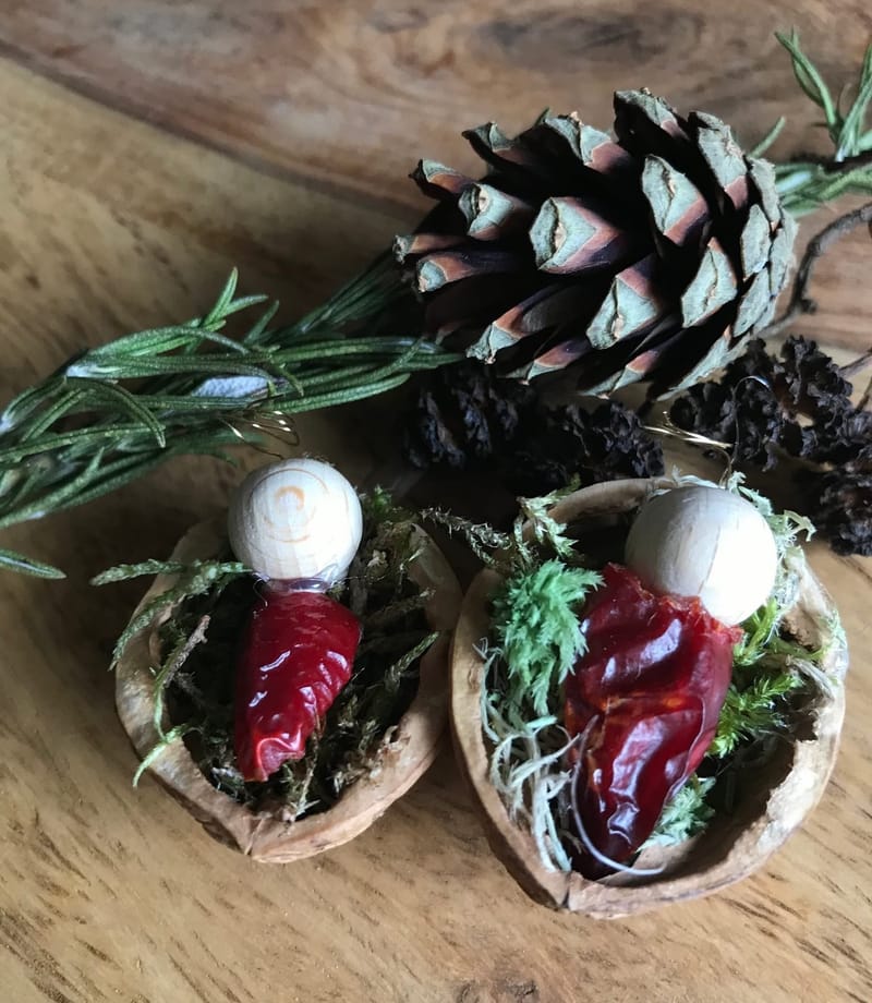 Selbstgemachter Christbaumschmuck