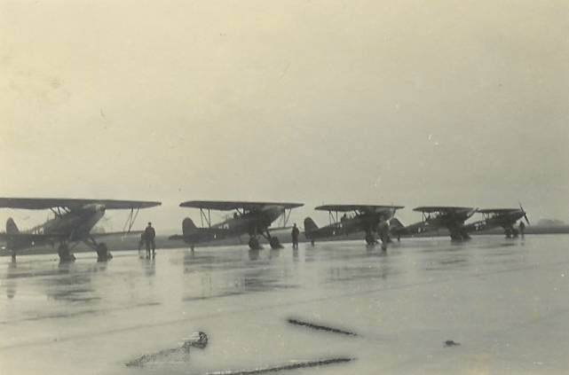 Fokkers C10 1939/1940 vliegveld Bergen