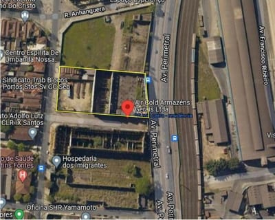 Área 4.487 m2 Zona Portuária Santos