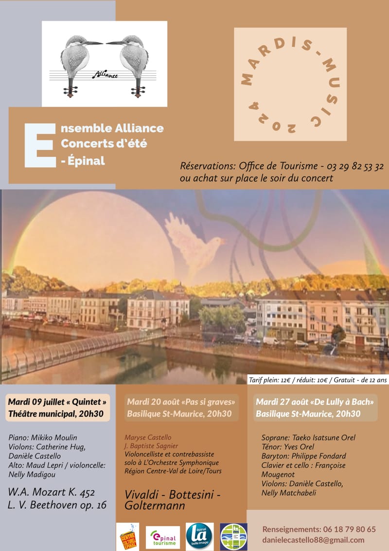 Concert d'été "Quintet" organisé par l'ensemble Alliance