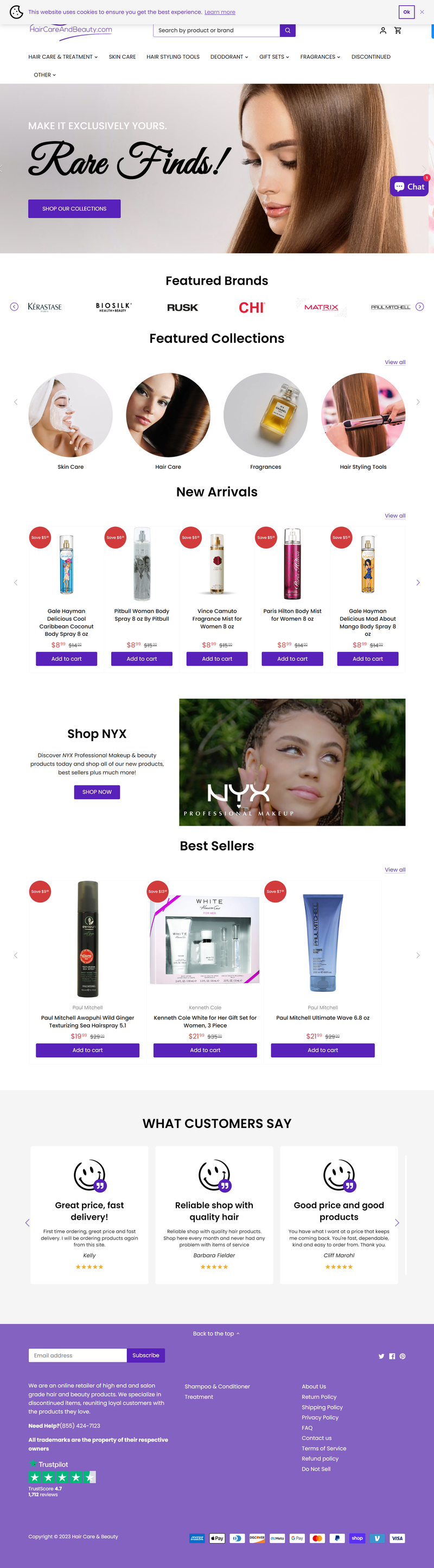 Haircare and Beauty