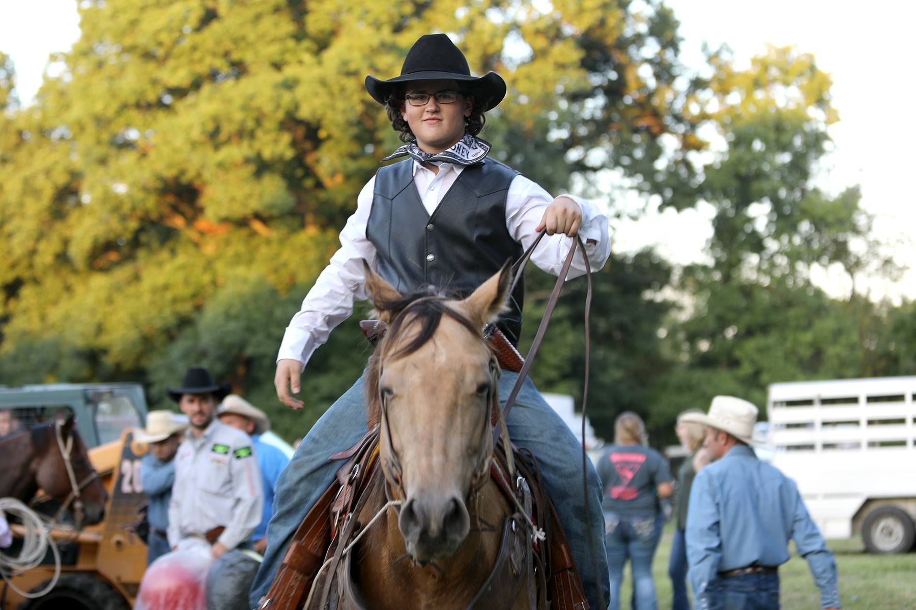 Kole Minor at Clermont Lions Club Rodeo