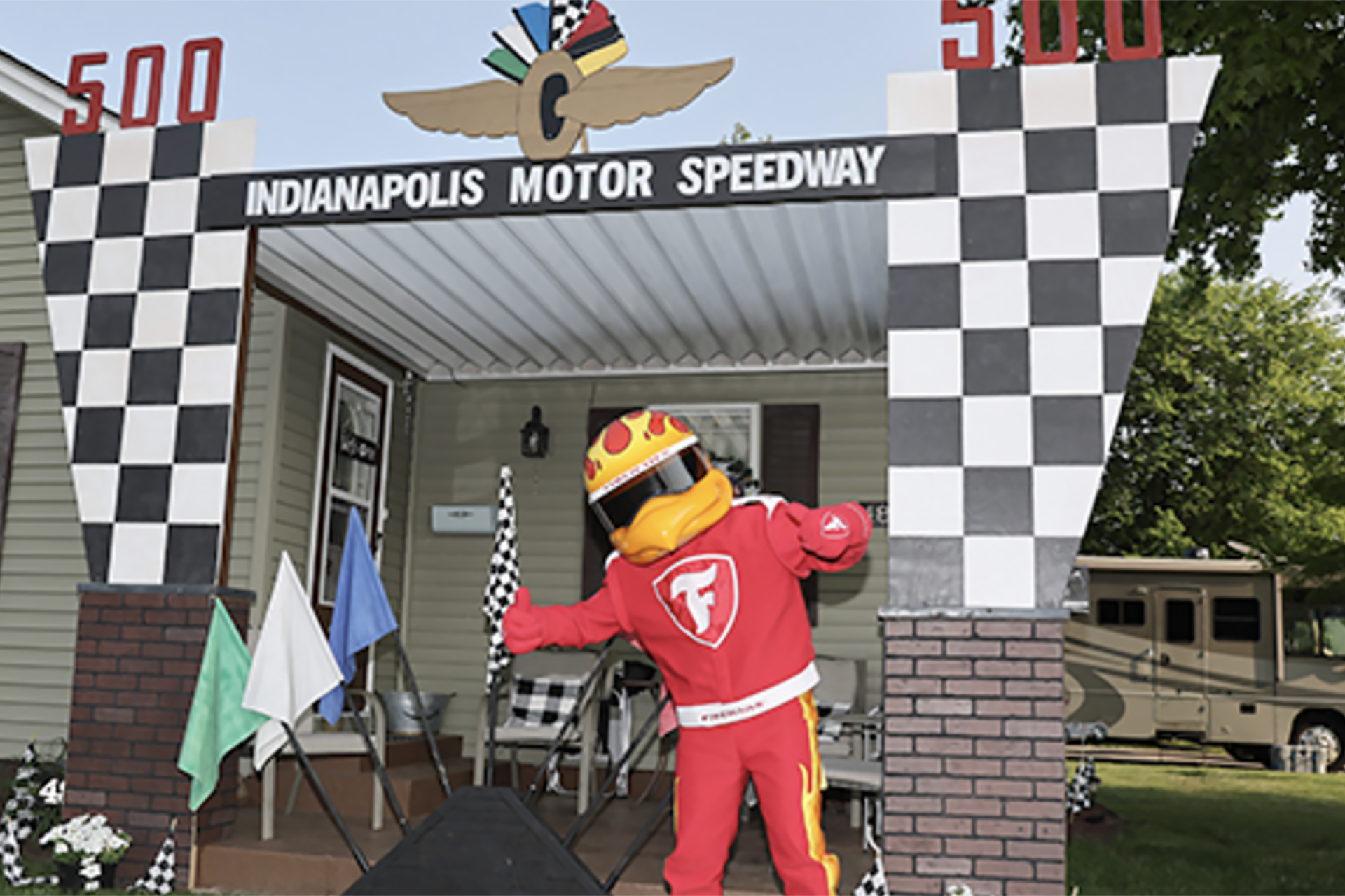 Indy 500 Décor, Community Initiatives Celebrate, Extend Iconic Month of May