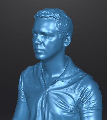 Digitalização de Busto para Impressão 3D