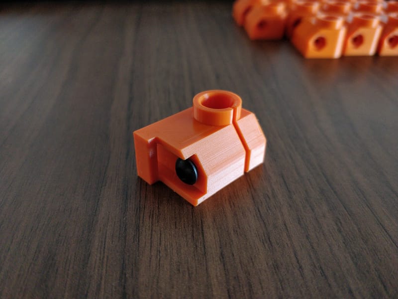 Suporte de sensor utilizado na Indústria.