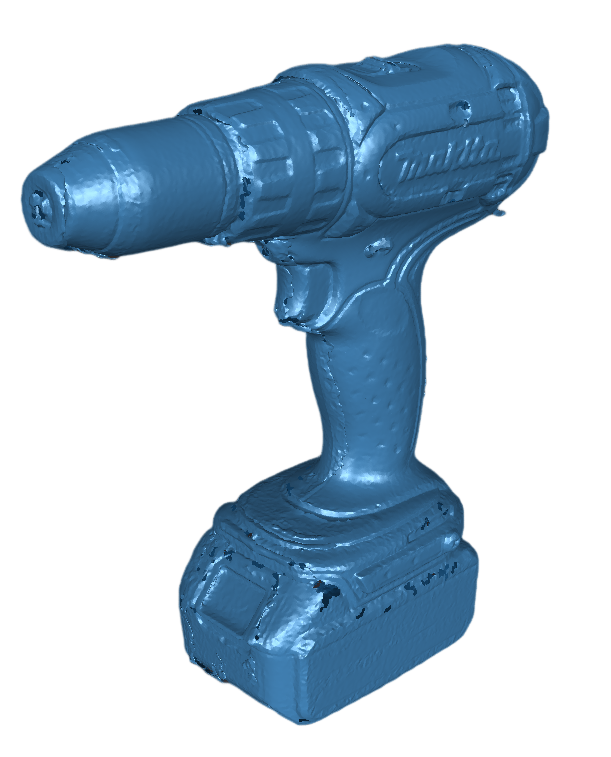 Escaneamento 3D de Parafusadeira para estudo técnico