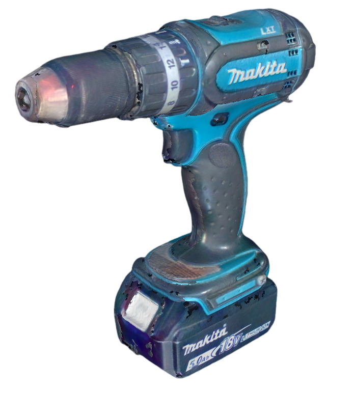 Escaneamento 3D de Parafusadeira para estudo técnico