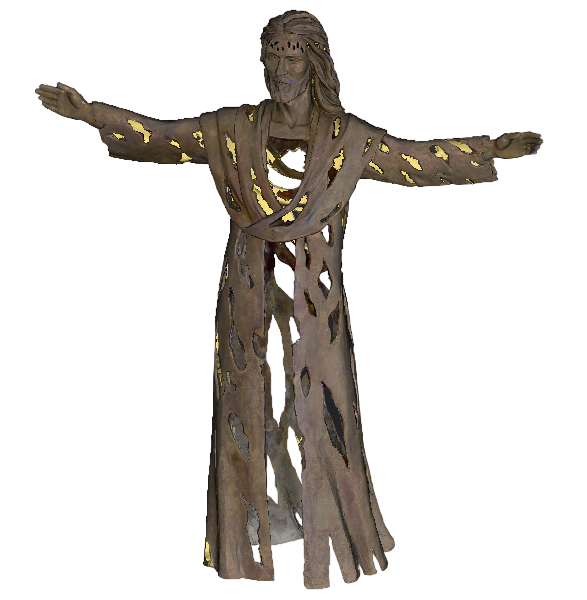 Digitalização / Escaneamento 3D de escultura para projeto com realidade virtual