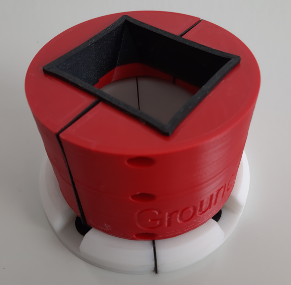 Flange Rotativa de vedação para proteção de Motor e Encoder de Radar utilizado em Mineração.