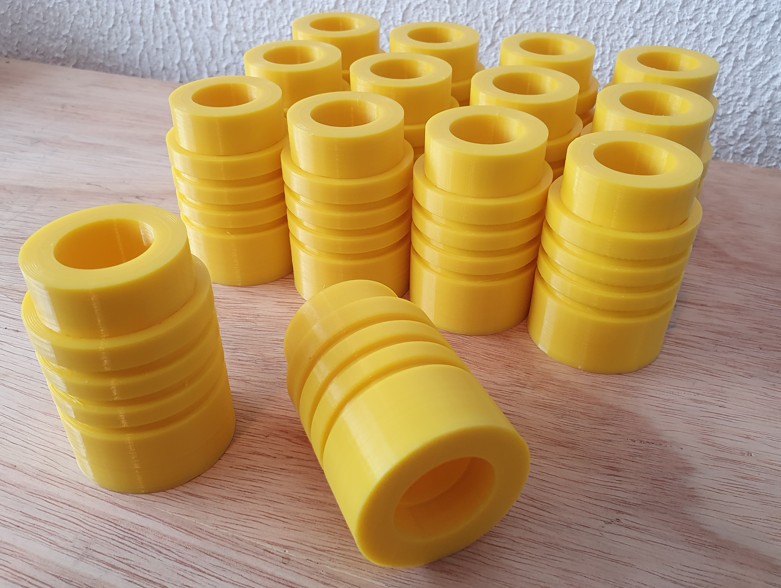 Roletes para esterias de transporte de Intralogística.