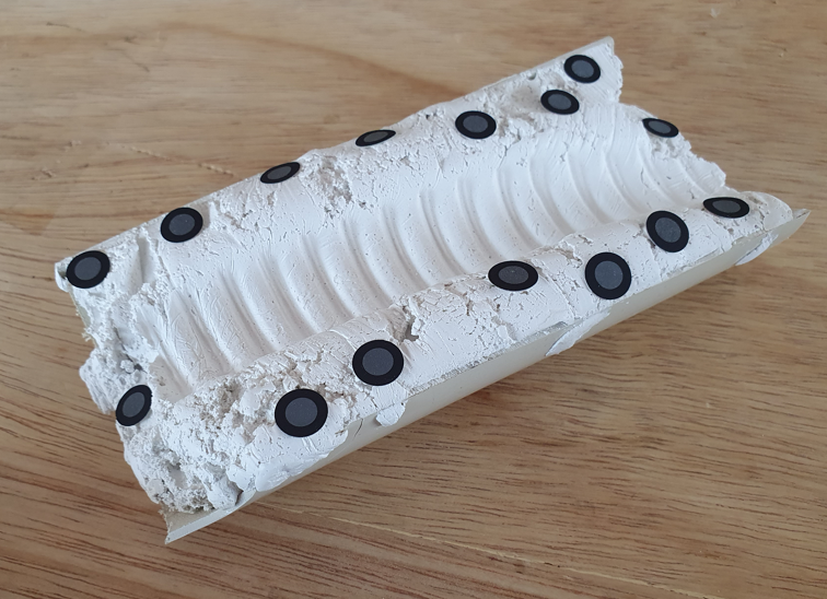 Digitalização de parte de estrutura para descobrir padrão de Rosca