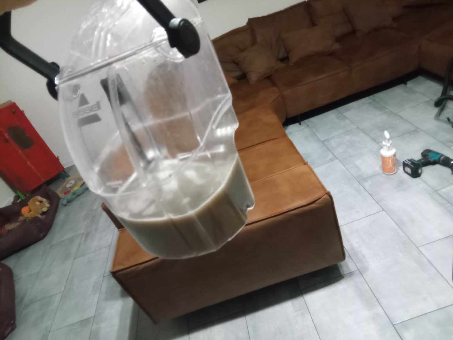 Nettoyage canapé panoramique 7 places