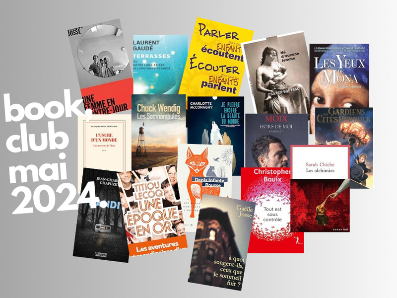 BOOK CLUB Mai 2024. petits conseils entre amis.