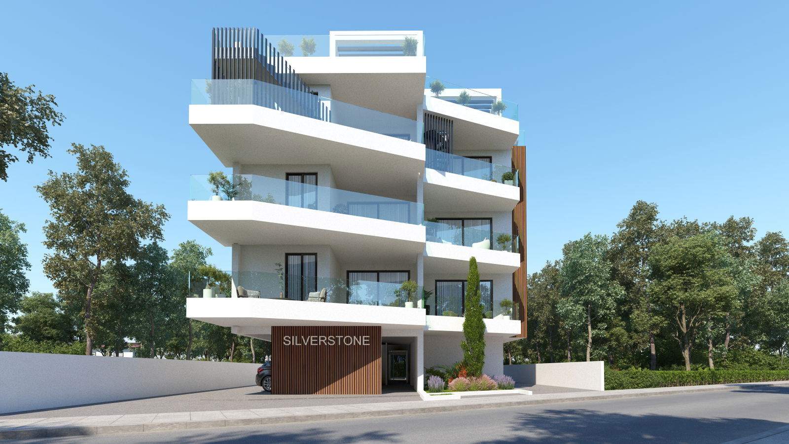 דירות 1 ו-2 חדרי שינה באזור המגורים השקט של העיר לרנקה.