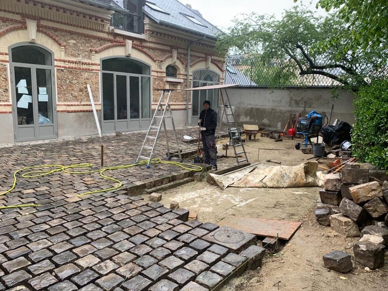 FAÇADE, PAVAGE, TERRASSE...