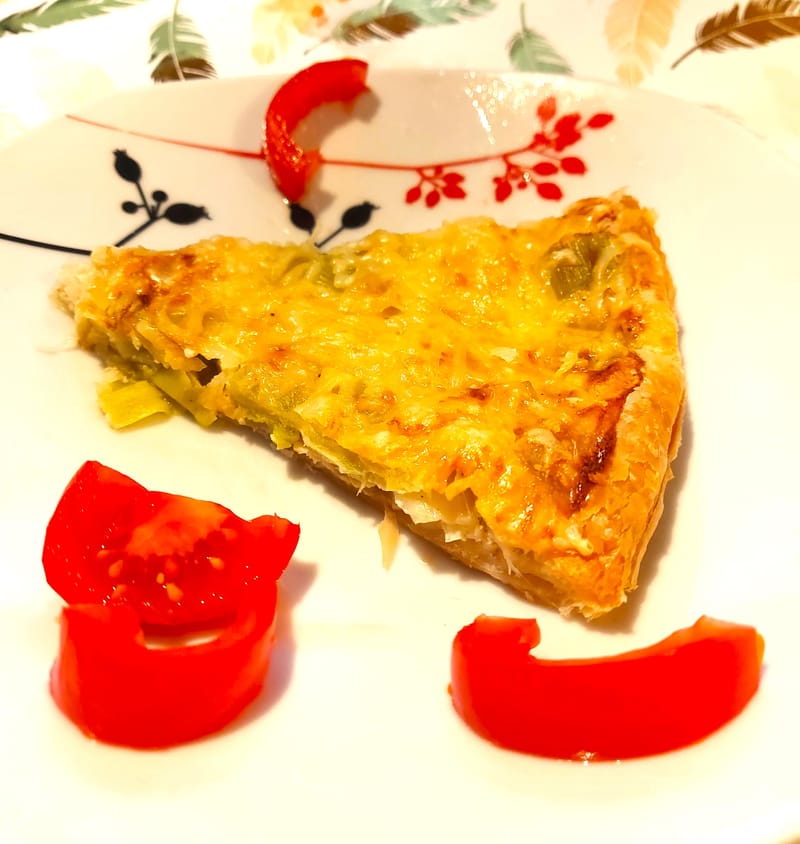 Tarte aux poireaux