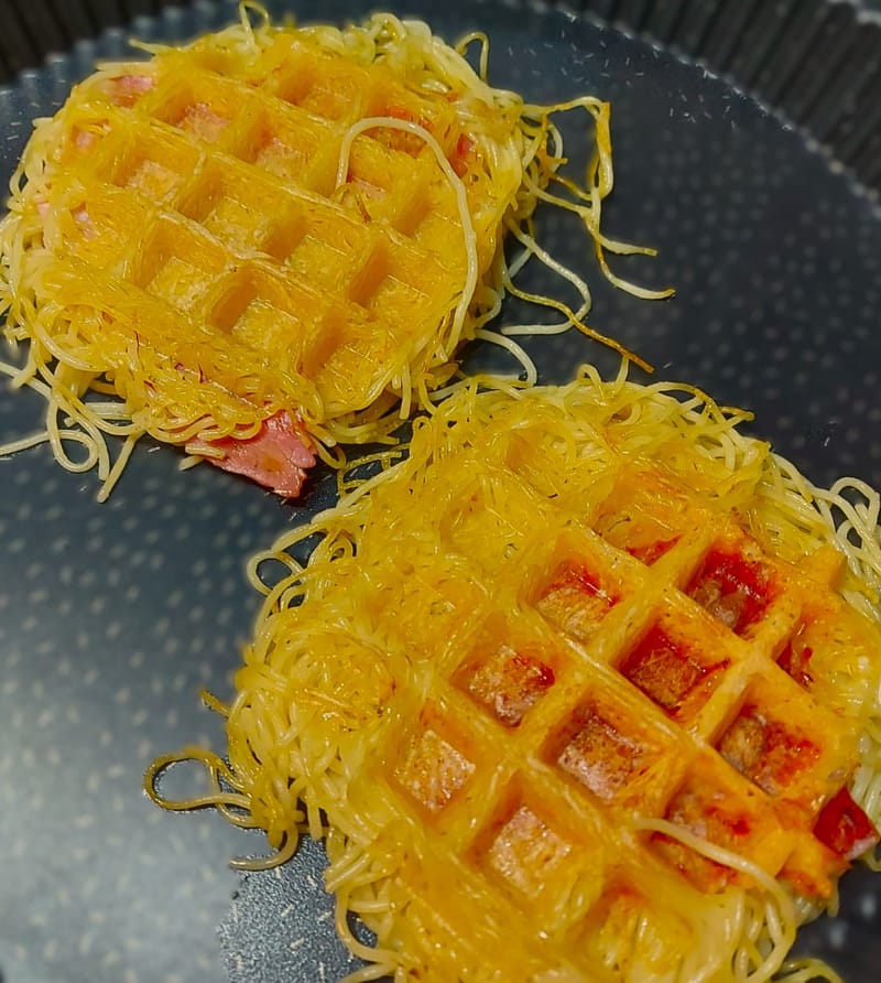 Croque-Monsieur spaghetti