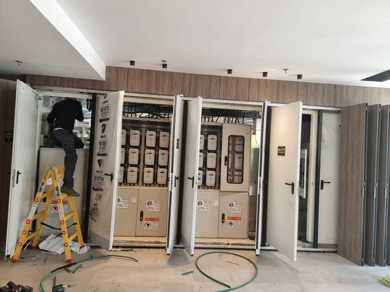 פיצול מונה בשיתוף חברת החשמל